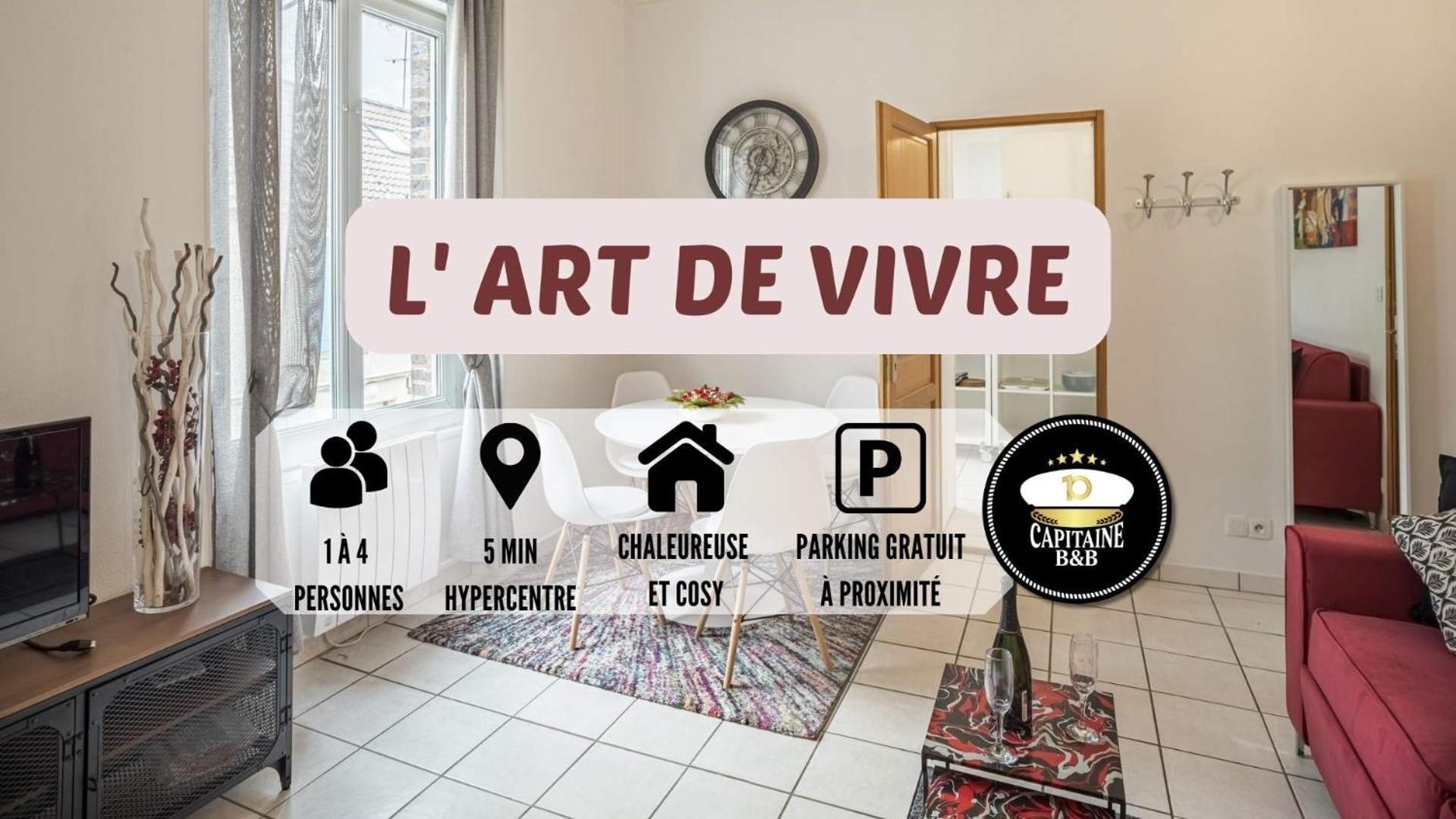 L' Art De Vivre - 3 Min Hypercentre - 4 Personnes Lägenhet Troyes Exteriör bild