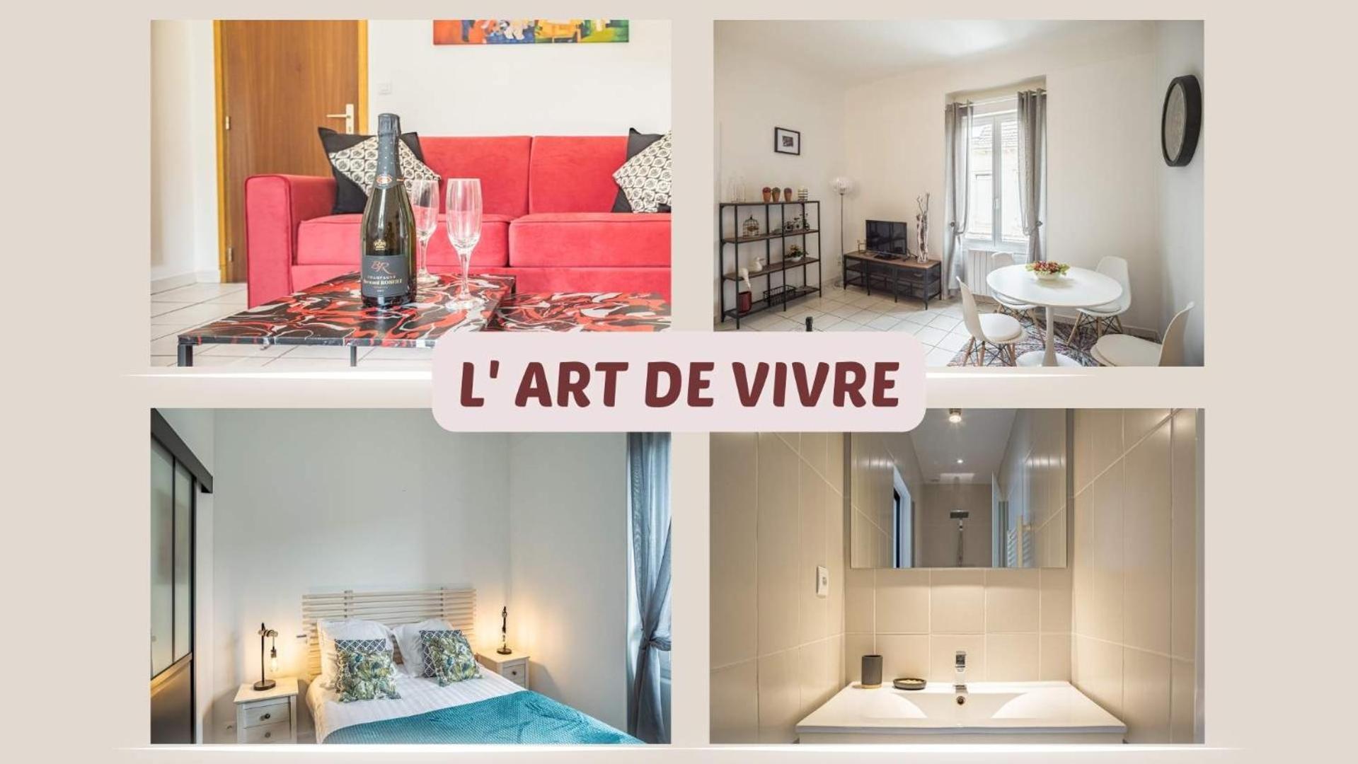 L' Art De Vivre - 3 Min Hypercentre - 4 Personnes Lägenhet Troyes Exteriör bild